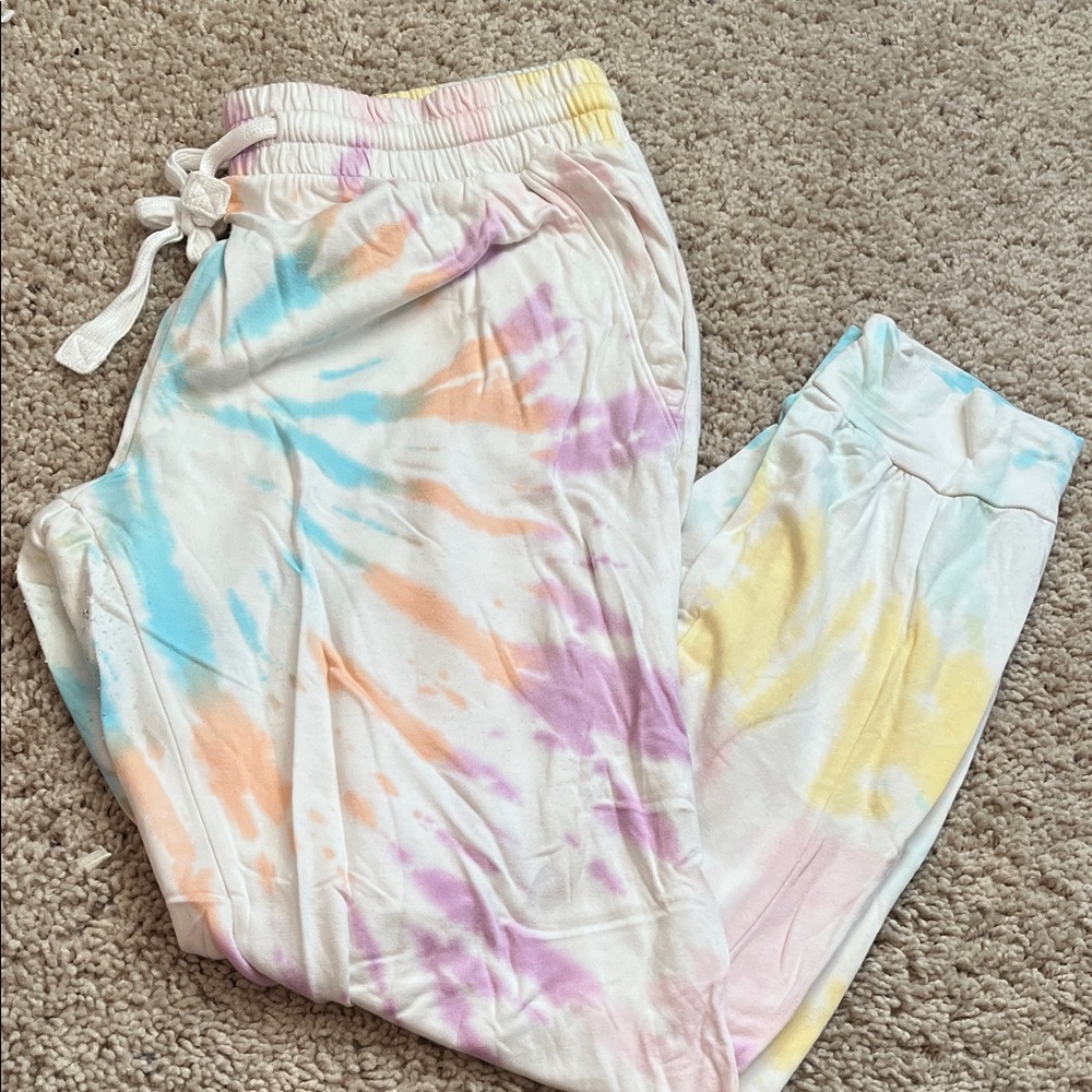 GLYDER tye dye super soft sweatpants